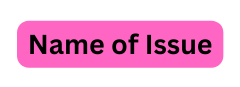 Name of Issue